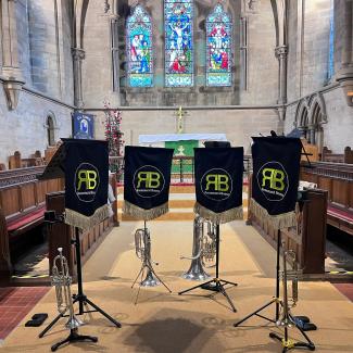 Rosamund Brass preparing for The Festival of Brass